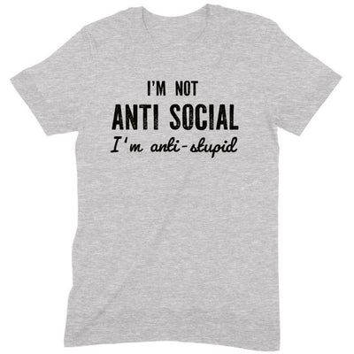 Anti-Social Anti-Stupid – T-Shirt